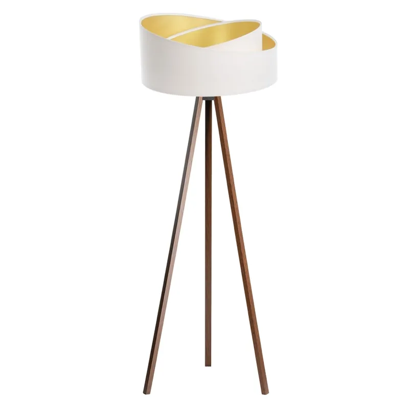 Expresní Doručení Stojací lampa GALAXY 1xE27/60W/230V bílá/wenge