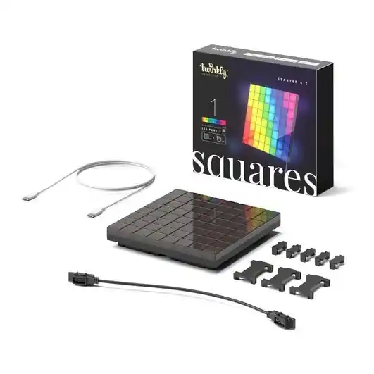 Cenová Bomba Twinkly - LED RGB Stmívatelný panel SQUARES 64xLED 16x16 cm Wi-Fi