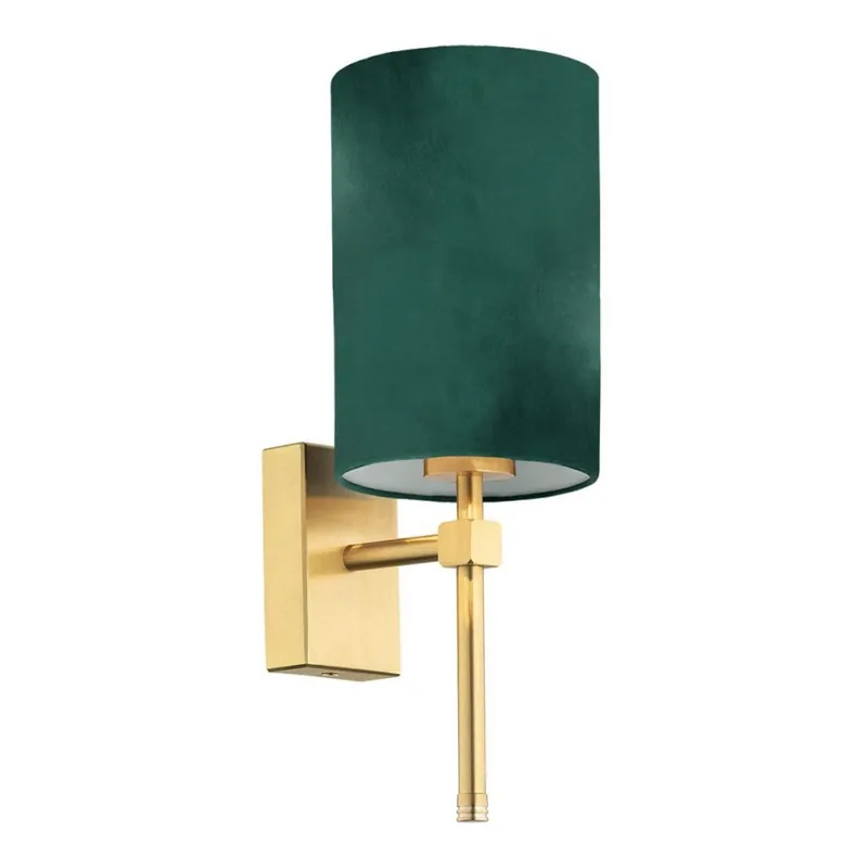 Argon 8109 - Nástěnná lampa ABRUZZO 1xE14/7W/230V mosaz/zelená Kup Teď