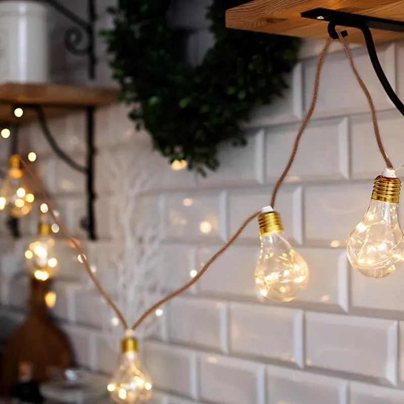 Must-Have Brilagi - LED Dekorační řetěz 10xLED/3xAA 1,8m teplá bílá