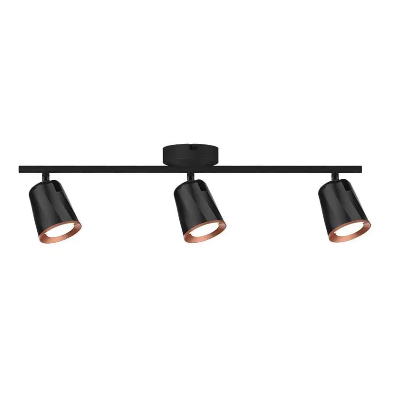 Aktuální LED Bodové svítidlo 3xLED/5W/230V 4000K černá