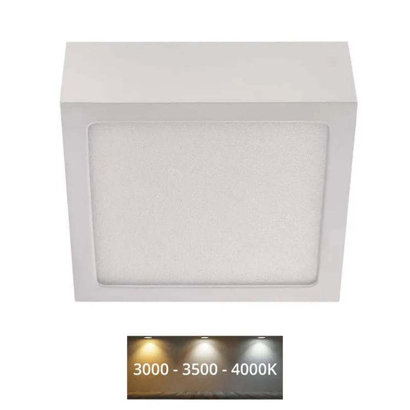 Výprodej LED Stropní svítidlo NEXXO LED/7,6W/230V 3000/3500/4000K 12x12 cm bílá
