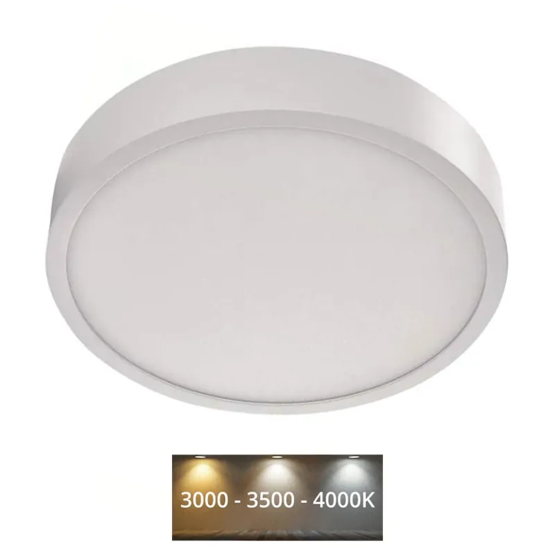 LED Stropní svítidlo NEXXO LED/21W/230V 3000/3500/4000K pr. 22,5 cm bílá Nízká Cena