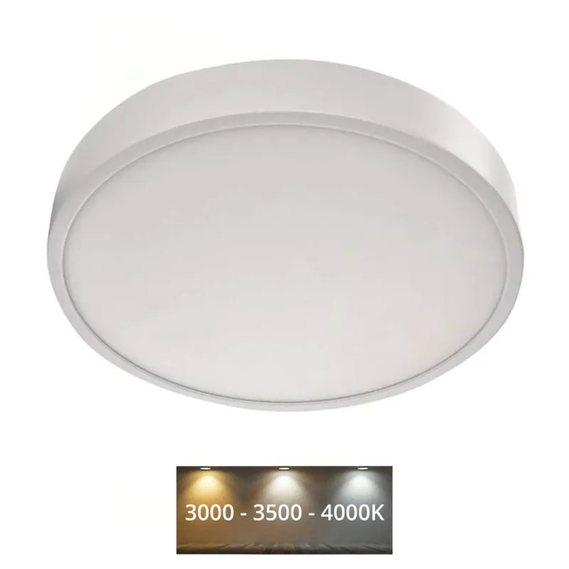 LED Stropní svítidlo NEXXO LED/28,5W/230V 3000/3500/4000K pr. 30 cm bílá Sezónní Sleva
