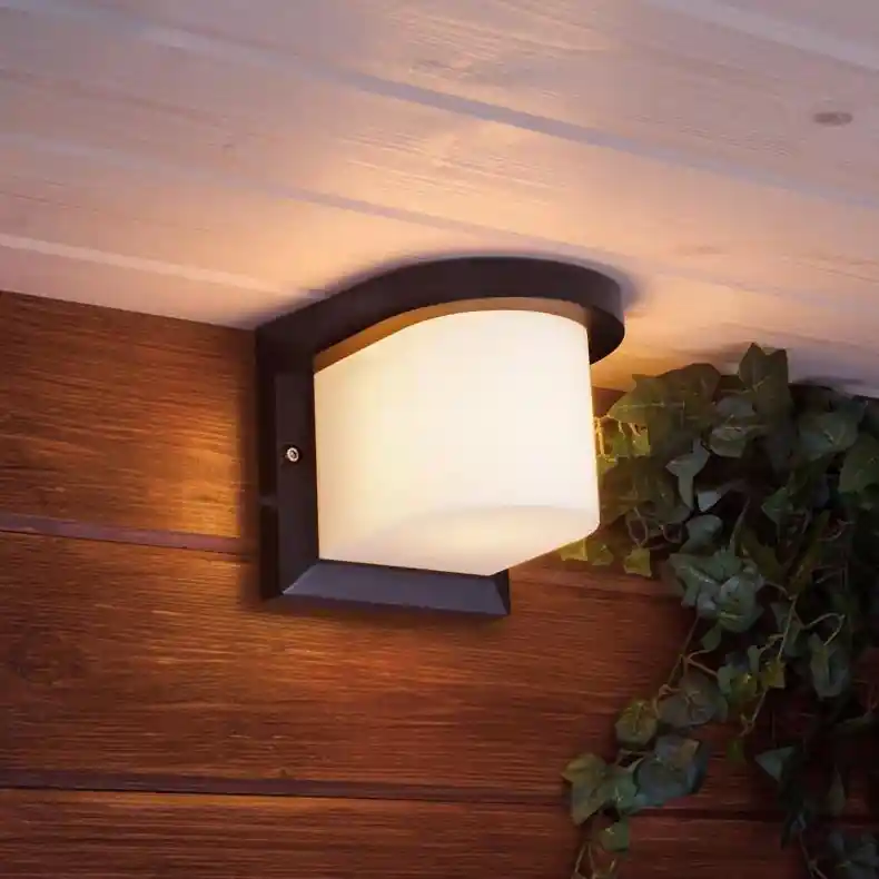 Venkovní nástěnné svítidlo PETUNIA 1xE27/60W/230V IP44 antracit Super Cena