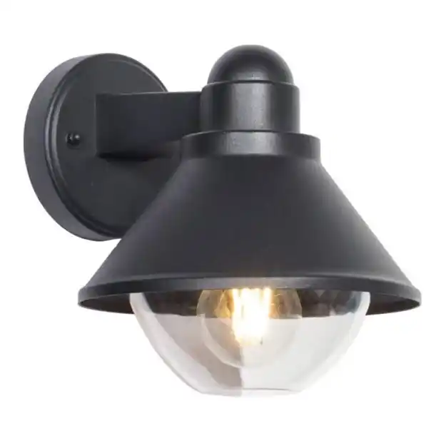 Venkovní nástěnné svítidlo ELGIN 1xE27/60W/230V IP44 černá Nejlepší Volba