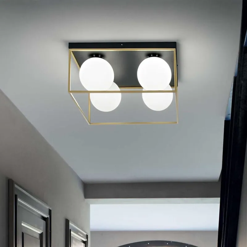 Pouze Dnes Ideal Lux - Stropní svítidlo LINGOTTO 4xE14/40W/230V