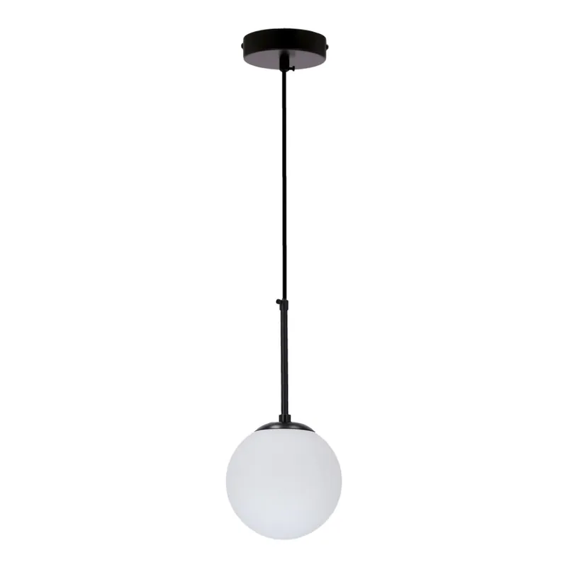 Lustr na lanku POMPEI 1xE27/40W/230V černá Poslední Šance