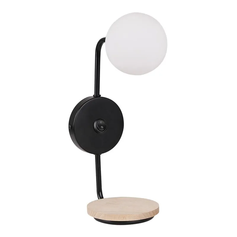 Nástěnná lampa PONIO 1xG9/25W/230V černá/buk Akční Cena