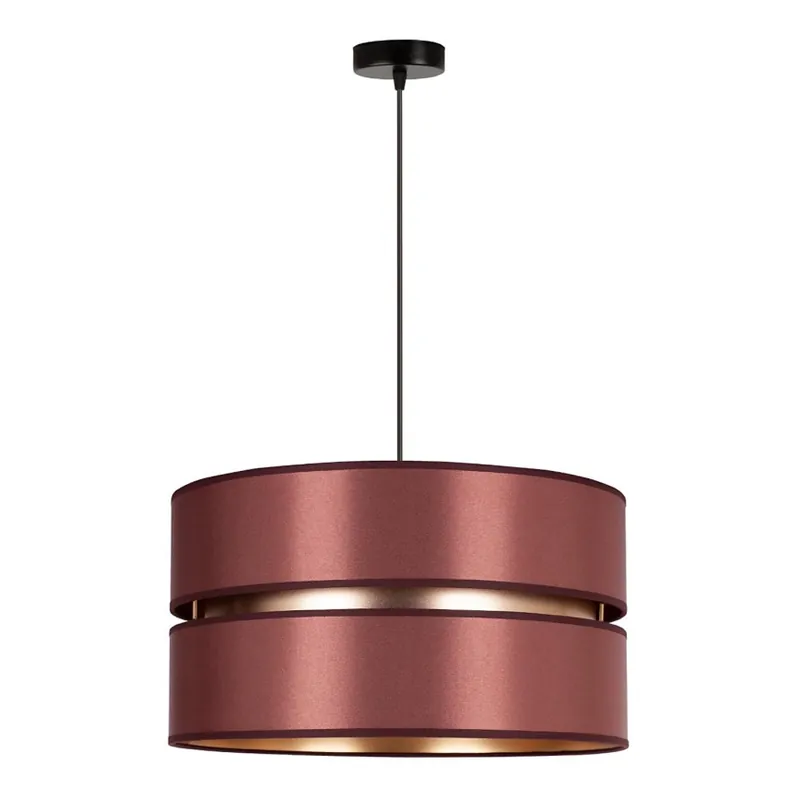 Objednat Nyní Duolla - Lustr na lanku DUO 1xE27/15W/230V pr. 40 cm vínová/zlatá