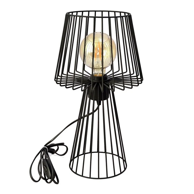 Akce Stolní lampa TORRI 1xE27/15W/230V černá