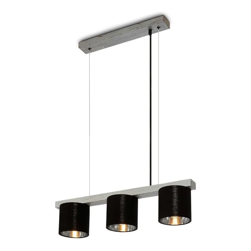 Akční Cena Briloner - Lustr na lanku LURI 3xE14/25W/230V kaučukovník