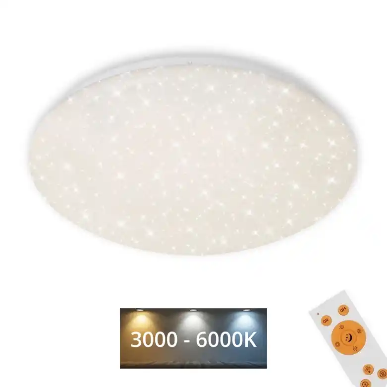 Vysoce Kvalitní Brilo - LED Stmívatelné stropní svítidlo STARRY SKY LED/22W/230V 3000-6000K + dálkové ovládání