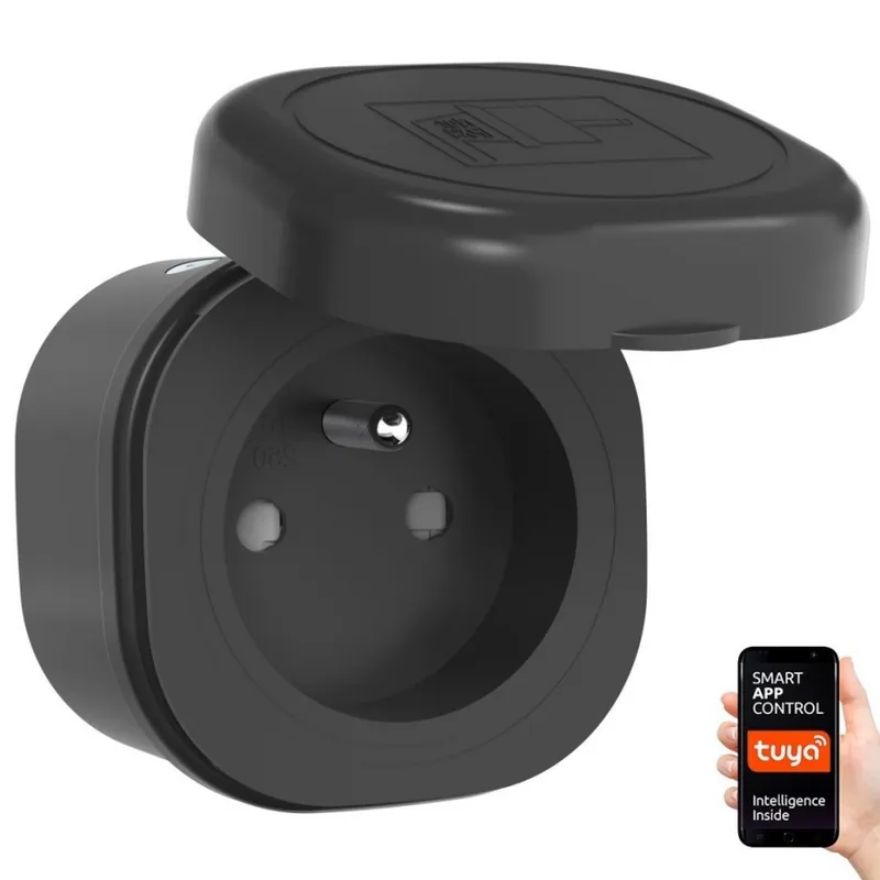 Immax NEO 07774L - Chytrá venkovní zásuvka NEO LITE 3680W/230V/16A IP44 Wi-Fi Tuya Cenově Výhodný