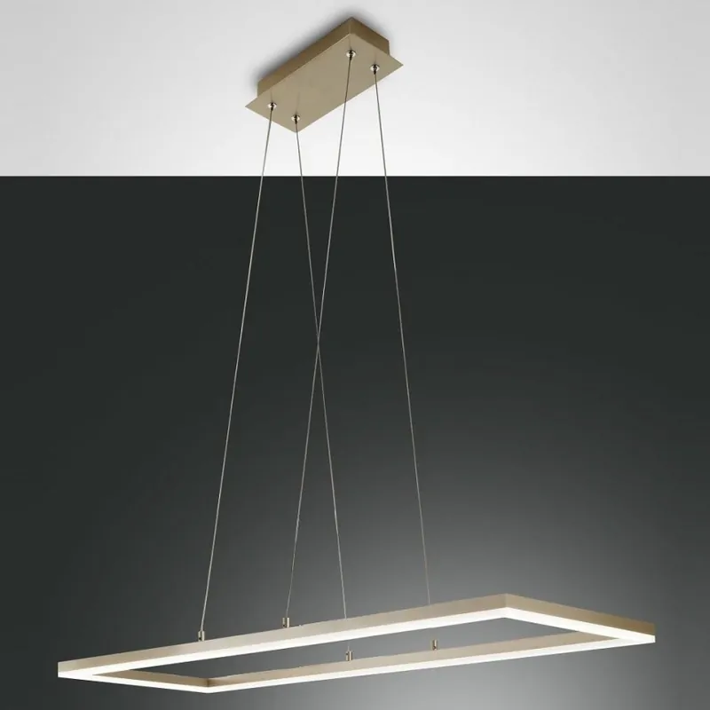 Dokud Zásoby Vydrží Fabas Luce 3394-45-225 - LED Stmívatelný lustr na lanku BARD LED/52W/230V 3000K zlatá