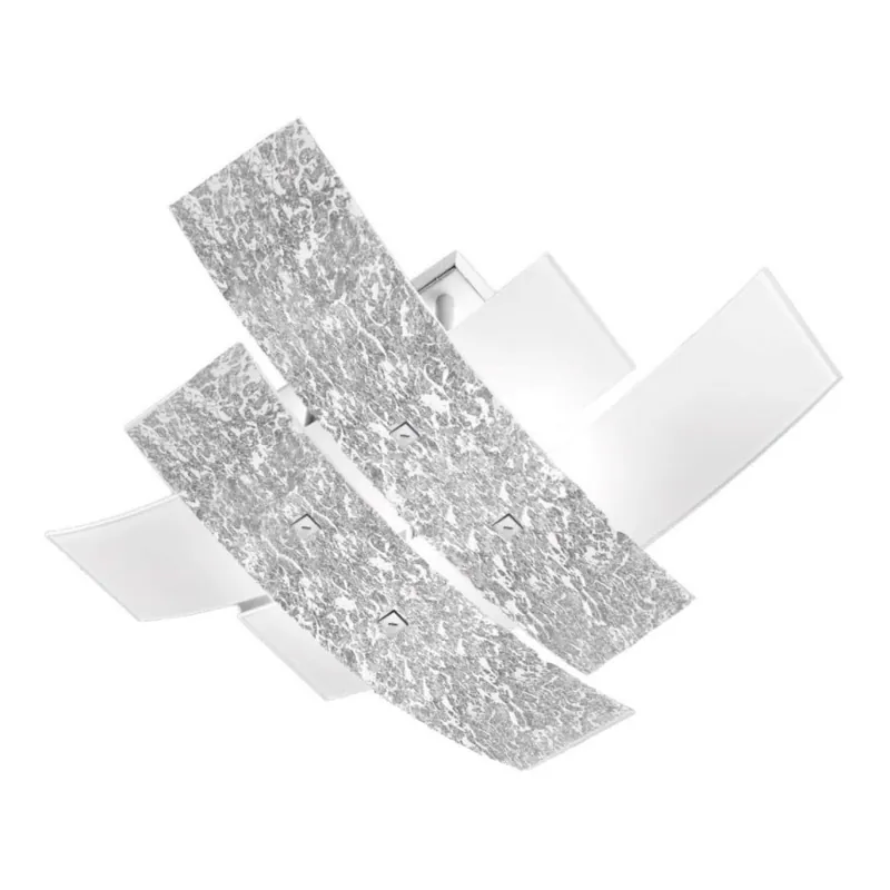 Expresní Doručení Gea Luce LARA P P arg - Stropní svítidlo LARA 2xE27/52W/230V 50 cm stříbrná