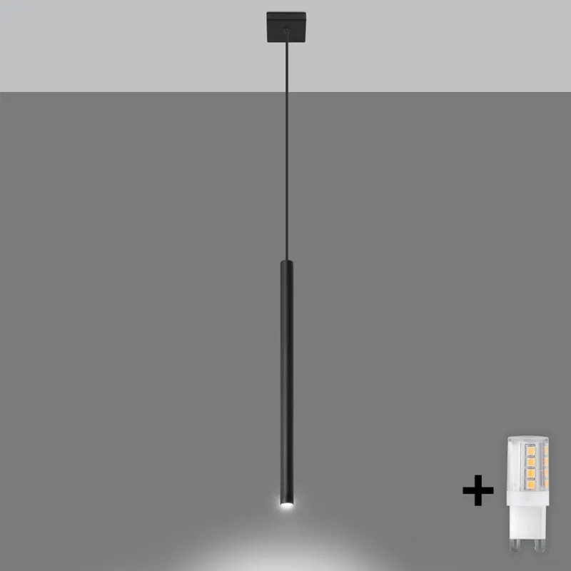 Brilagi - LED Lustr na lanku DRIFA 1xG9/4W/230V černá Expresní Doručení