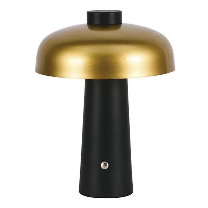LED Stmívatelná dobíjecí dotyková stolní lampa LED/3W/5V 3000-6000K 1800 mAh černá/zlatá Pouze Dnes