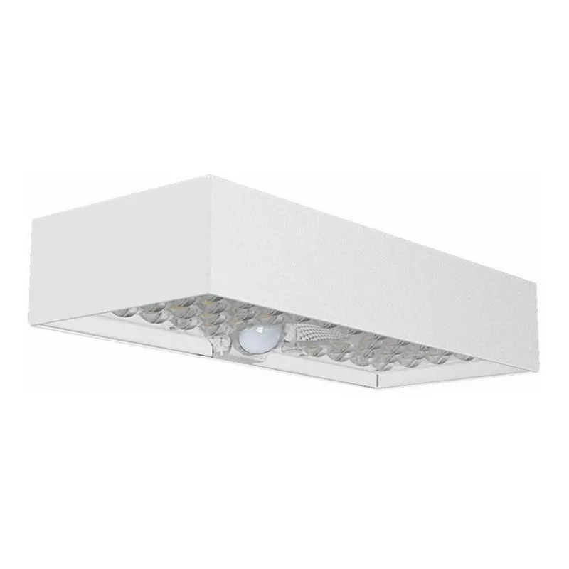 LED Solární nástěnné svítidlo se senzorem LED/6W/3,7V IP65 4000K 3000 mAh bílá Tovární Cena