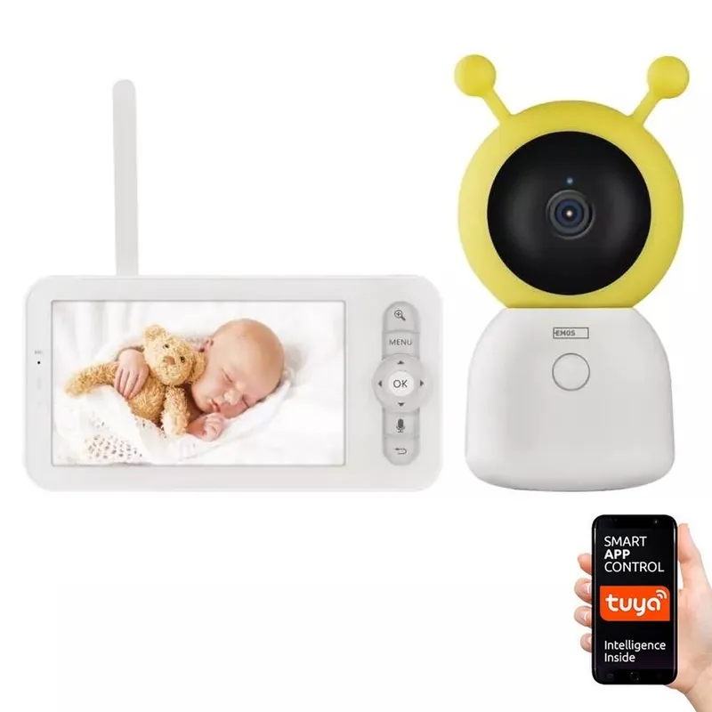 Dětská chůvička s monitorem GoSmart 5V Wi-Fi Tuya Ověřený