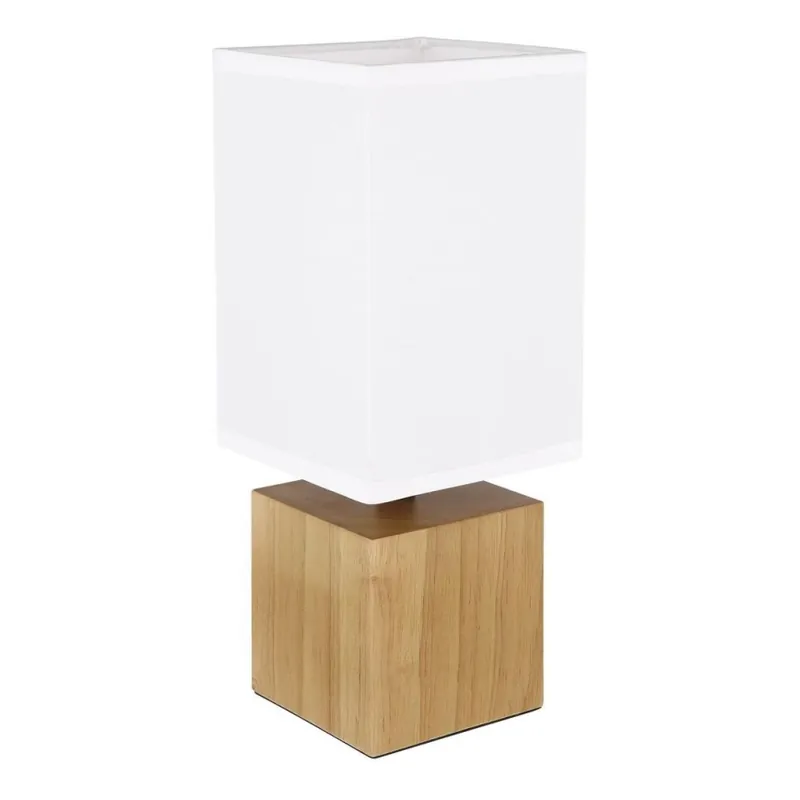 Globo - Stolní lampa 1xE27/7W/230V bílá/hnědá Pouze Dnes