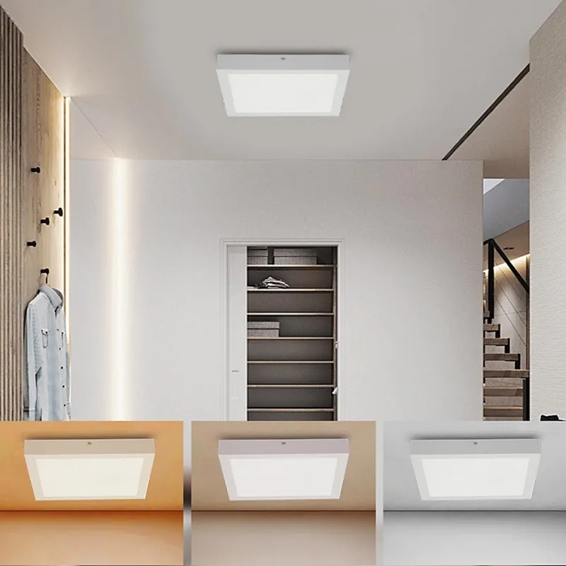 Brilagi - LED Koupelnové stropní svítidlo FRAME LED/24W/230V 30x30 cm 3000/4000/6000K IP44 bílá Omezená Nabídka