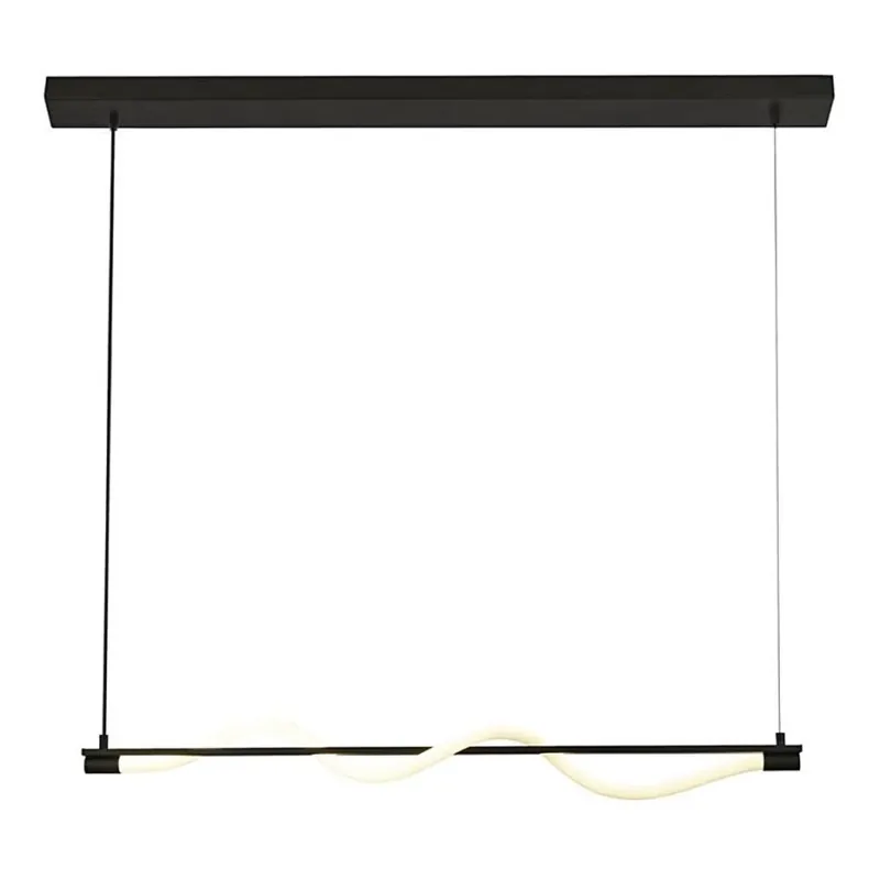 Ověřený Searchlight - LED Lustr na lanku SERPENT LED/15W/230V černá