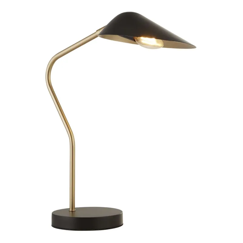 Finální Výprodej Searchlight - Stolní lampa SWAN 1xE14/7W/230V černá