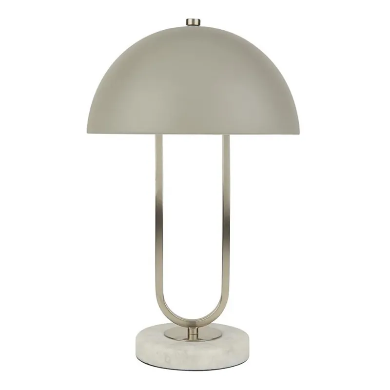 Vrácení Zdarma Searchlight - Stolní lampa DOME 1xG9/7W/230V stříbrná