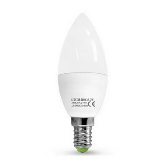 Poslední Šance LED Žárovka ECOLINE C37 E14/7W/230V 4000K - Brilagi