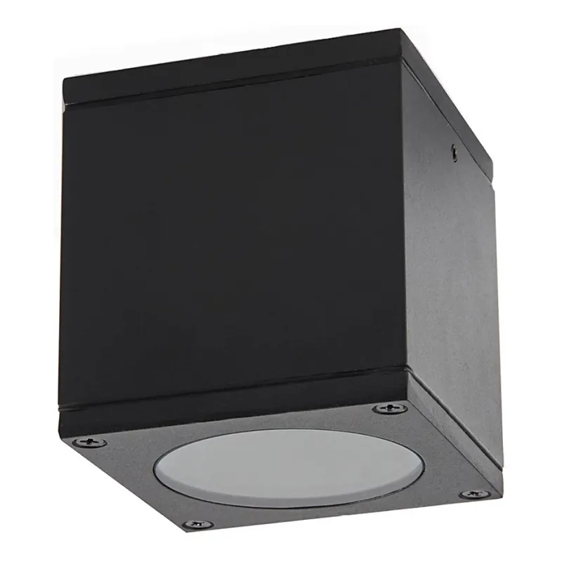 Venkovní bodové svítidlo 1xGU10/35W/230V IP54 hranatý černá Aktuální