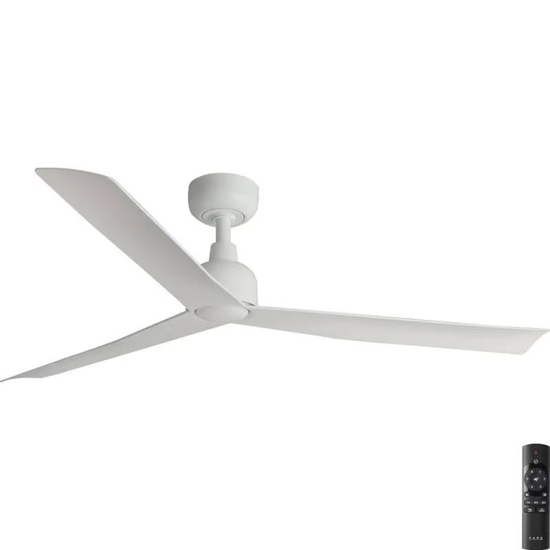 Víkendová Akce FARO 34274 - Stropní ventilátor MARINE M bílá pr. 125 cm IP44 + dálkové ovládání
