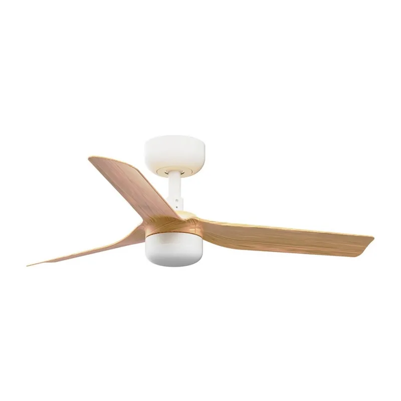 FARO 33821-1TW - LED Stmívatelný stropní ventilátor MINI PUNT S LED/10W 2700/3000/4000K dřevo/bílá pr. 90 cm + dálkové ovládání Koupit Online