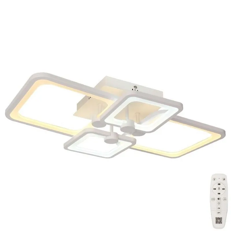 Nakupujte Hned LED Stmívatelný přisazený lustr LED/70W/230V 3000-6500K + dálkové ovládání