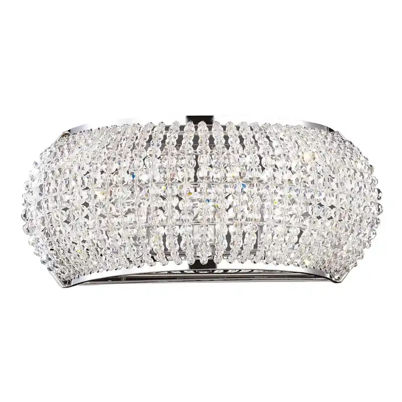 Dokud Zásoby Vydrží Ideal Lux - LED Křišťálové nástěnné svítidlo PASHA 3xG9/3W/230V lesklý chrom
