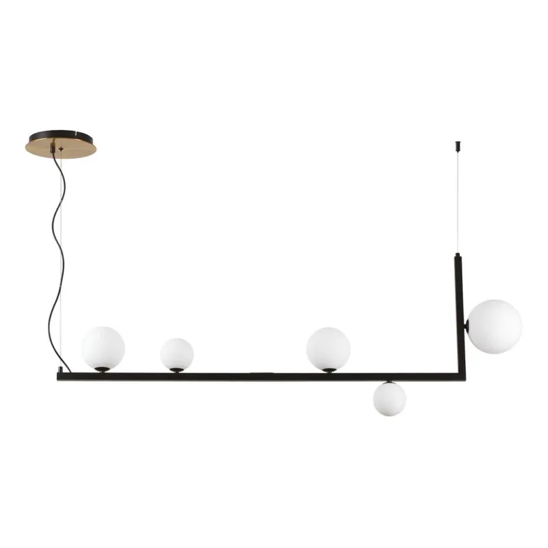 Ideal Lux - LED Lustr na lanku BIRDS 5xG9/3W/230V černá/zlatá Jen Po Omezenou Doba