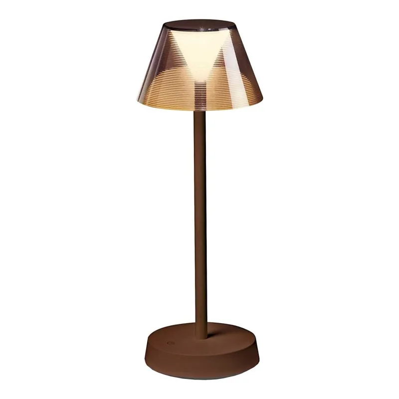 Akční Cena Ideal Lux - LED Stmívatelná dotyková lampa LOLITA LED/2,8W/5V 2200 mAh IP54 hnědá