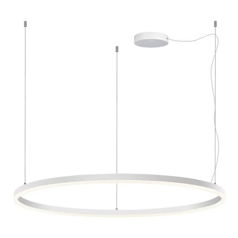 Akční Nabídka LED2 - LED Stmívatelný lustr na lanku CIRCLE LED/80W/230V 3000K/4000K pr. 100 cm bílá