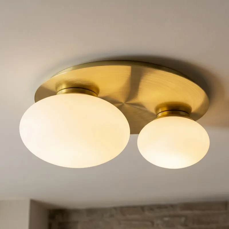 Ideal Lux - LED Stropní svítidlo NINFEA 2xGX53/9W/230V zlatá Značkový