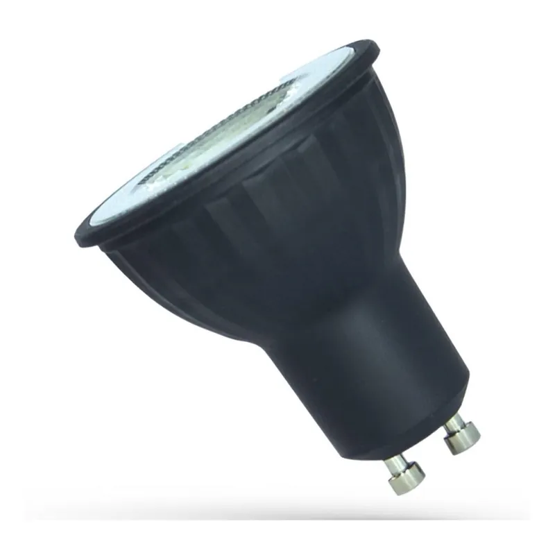 LED Žárovka GU10/6W/230V 3000K černá Víkendová Akce