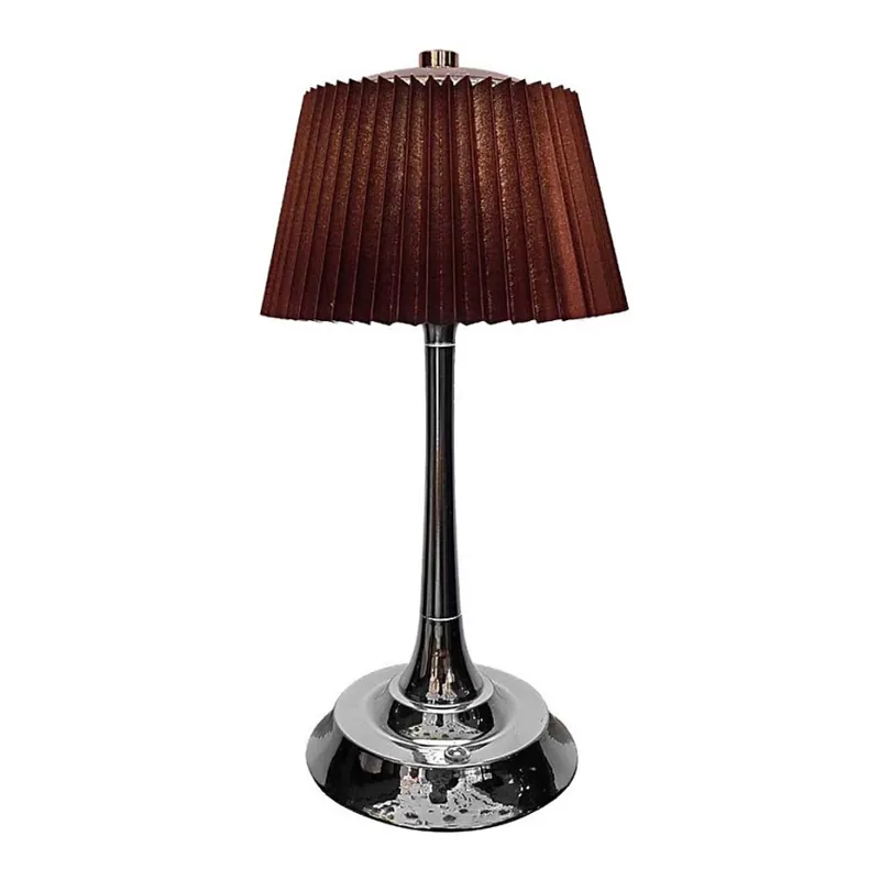 LED Stmívatelná nabíjecí dotyková stolní lampa LED/1,5W/5V 3000/4000/6000K 1800 mAh hnědá Cenový Hit