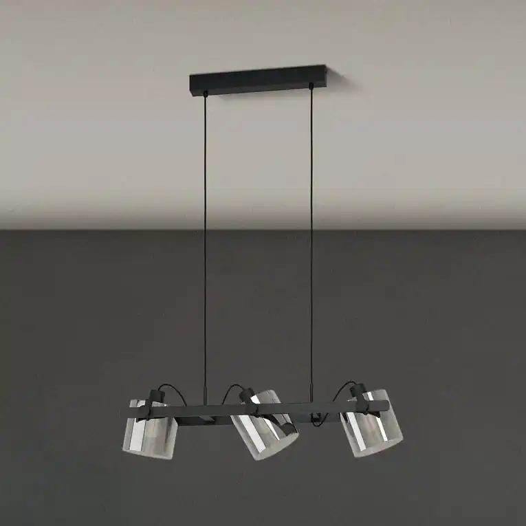 Must-Have Eglo 780478 - Lustr na lanku CALERINO 3xE27/40W/230V černá
