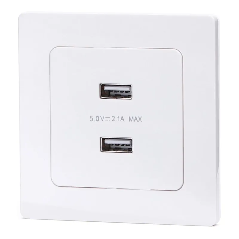 Oblíbený Aigostar - USB napájecí zásuvka s rámečkem 2x USB-A bílá