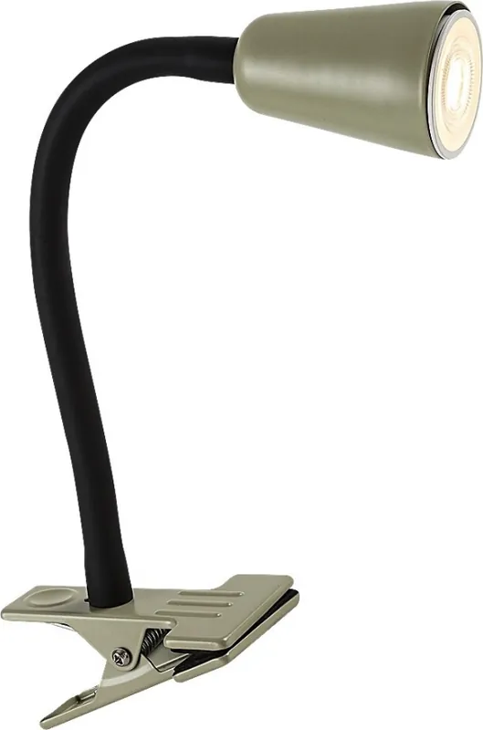 Rabalux - Stolní lampa s klipem 1xGU10/7W/230V khaki Rychlé Dodání