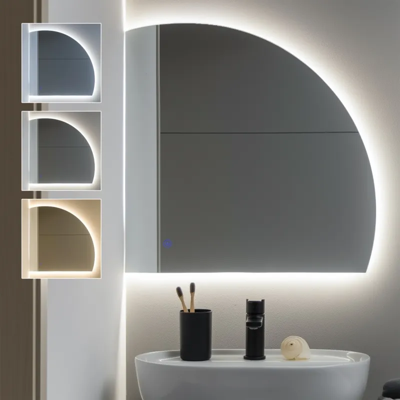 Cenově Výhodný Brilagi - LED Koupelnové zrcadlo QUARTIERE LED/18W/230V 50x55 cm IP44 CRI 90 stmívatelné + CCT
