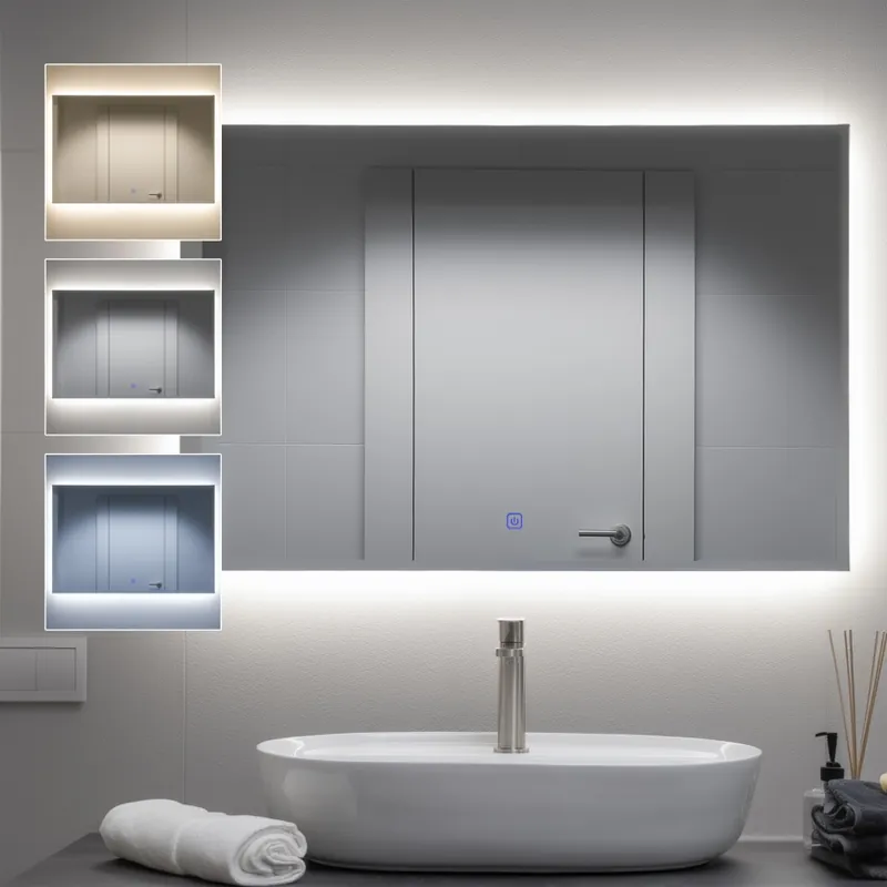 Brilagi - LED Koupelnové zrcadlo LUCE LED/30W/230V 60x90 cm IP44 CRI 90 stmívatelné + CCT Kup Teď
