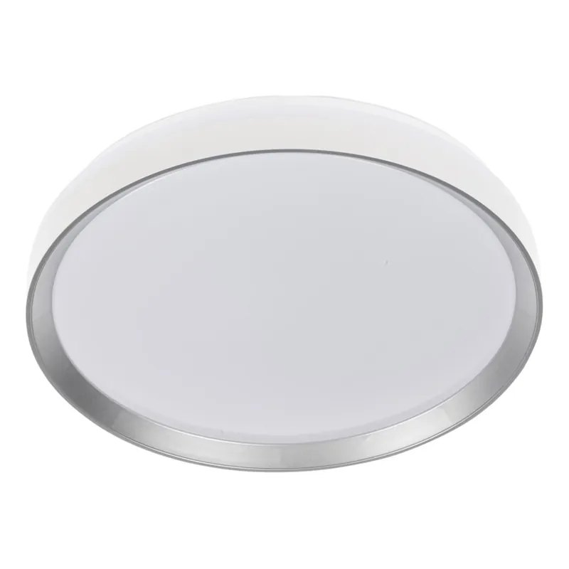 LED Stmívatelné stropní svítidlo LIXAN LED/47W/230V 3000-6500K pr. 38,6 cm bílá/stříbrná + dálkové ovládání Vysoce Kvalitní