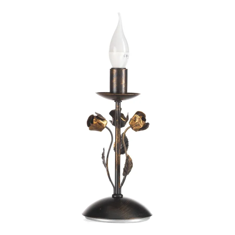 Hit Sezóny ONLI - Stolní lampa CAROLINA 1xE14/6W/230V 40 cm bronzová