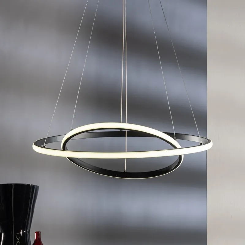 ONLI - LED Lustr na lanku NOELIA LED/30W/230V černá Časově Omezené