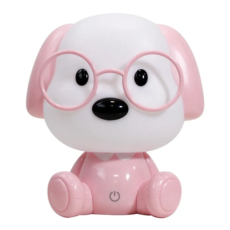 ONLI - LED Stmívatelná dětská noční lampička PUPPIES LED/3W/230V 20 cm pes/růžová Víkendová Akce